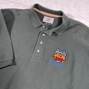 Eagle Dry‎ Goods NASCAR Cafe Myrtle Beach Green Polo